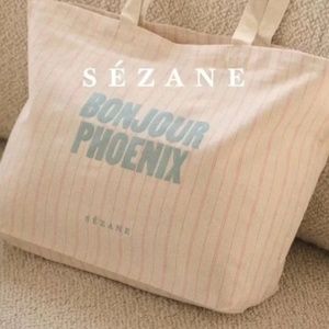 Sézane Canvas Shopping Bag - Brand New